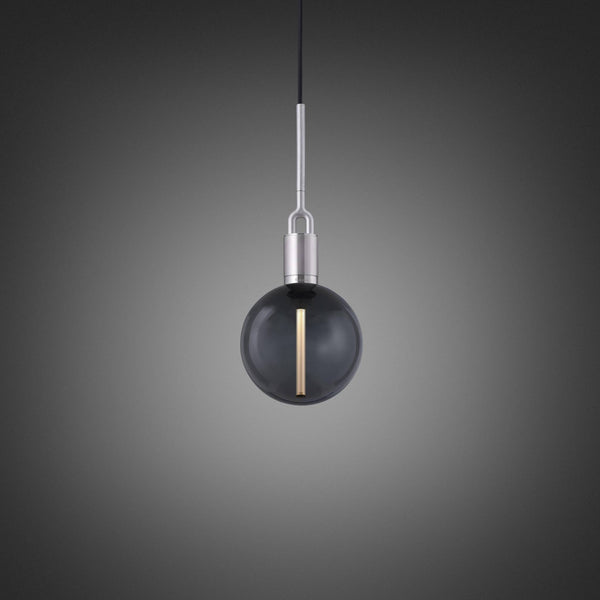 FORKED PENDANT / LINEAR / GLOBE / SMOKED / MEDIUM