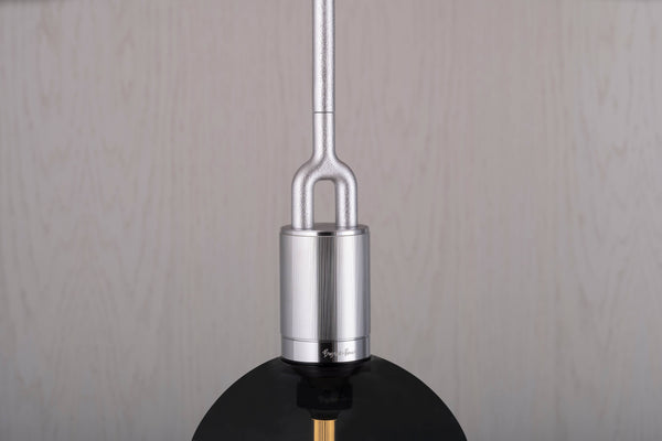 FORKED PENDANT / LINEAR / GLOBE / SMOKED / MEDIUM