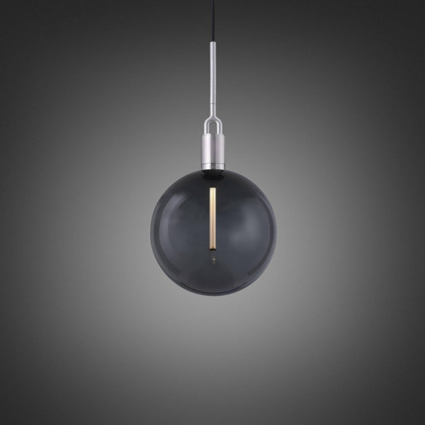 FORKED PENDANT / LINEAR / GLOBE / SMOKED / LARGE