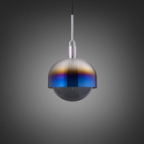 FORKED PENDANT / LINEAR / SHADE / GLOBE / SMOKED / LARGE