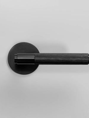DOOR HANDLE / FIXED / 2-9/16 INCH ROSE / CROSS