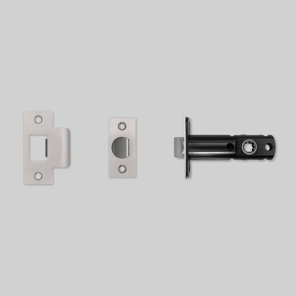 TUBULAR LATCH / DOOR HANDLE / PRIVACY / STEEL - 2-3/4"
