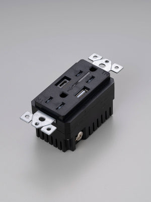 OUTLET MODULE / DUPLEX & 2 USB-A + C