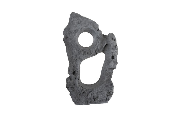 Resin Rock 2-Hole Sculpture