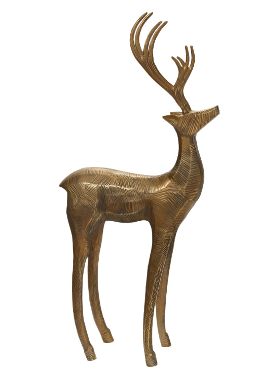 Standing Reindeer Statue