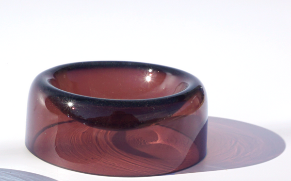 Handblown Glass Salt + Pepper Dish