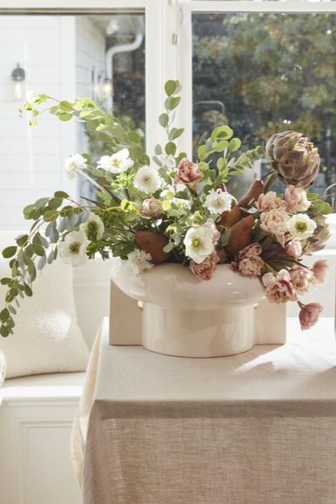 Ceramic Footed Bowl