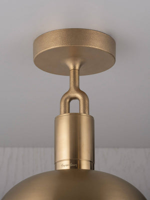 FORKED CEILING / LINEAR / SHADE / GLOBE / SMOKED / MEDIUM