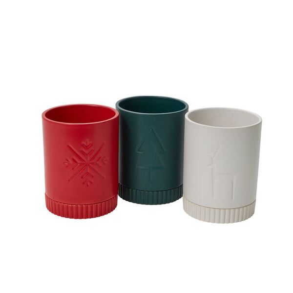 Holiday Pot with Saucer