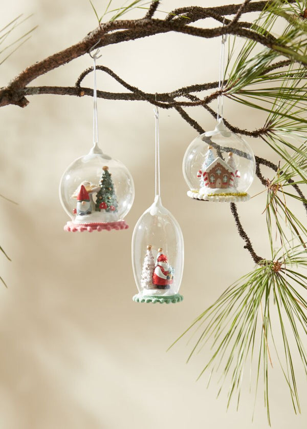 Santa Land Ornament