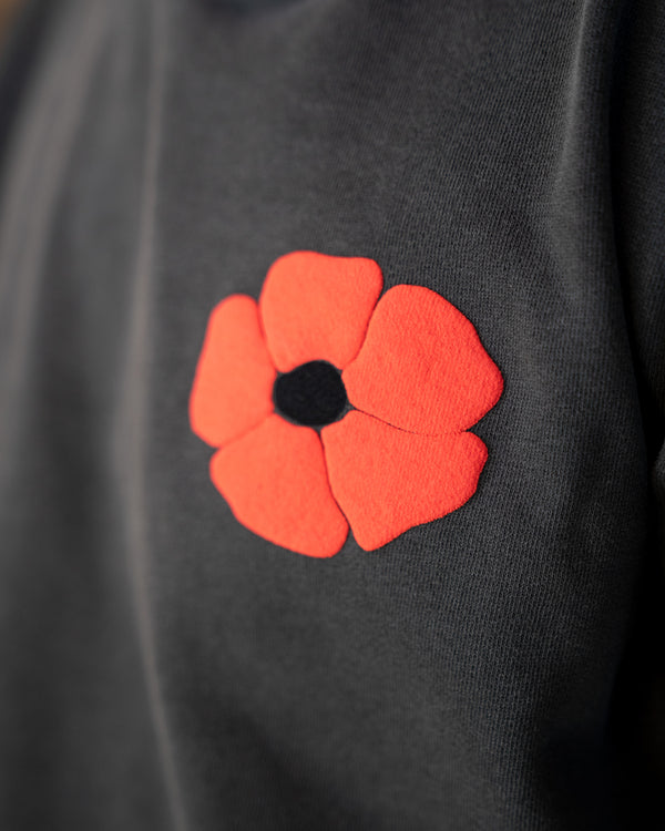 Poppy With Me Back Print T Shirt
