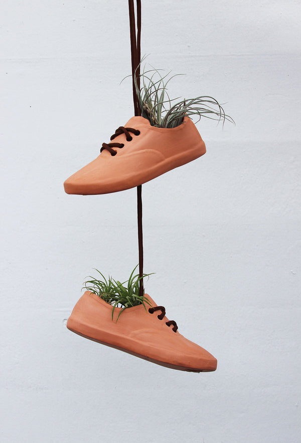 Terracotta Shoe Planter