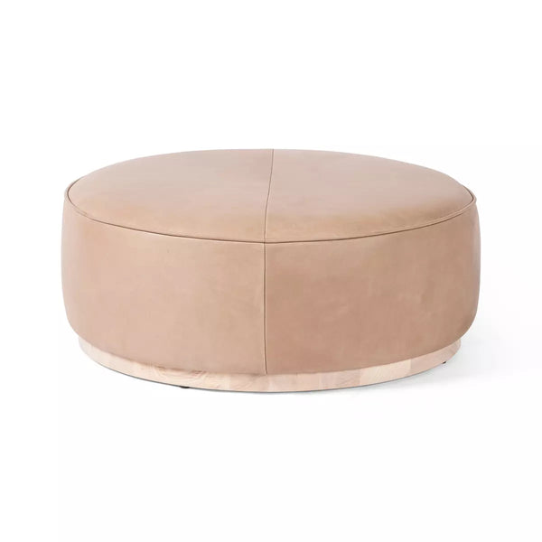 Leather Ottoman