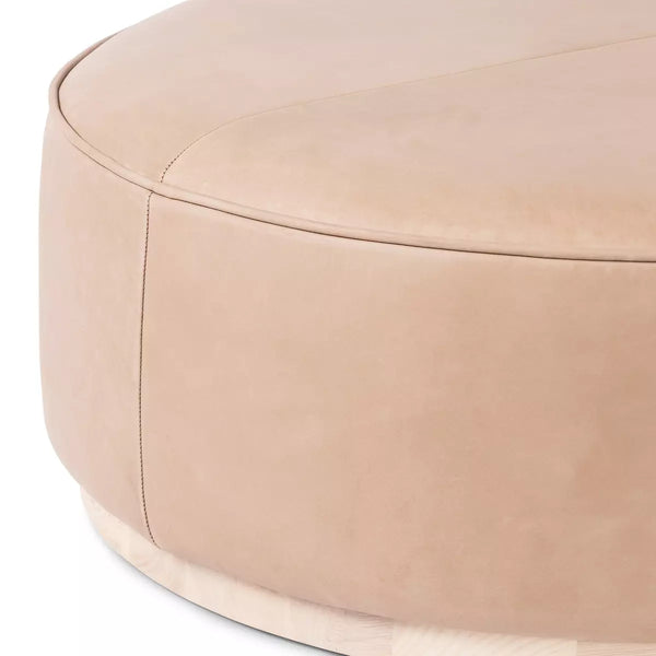 Leather Ottoman