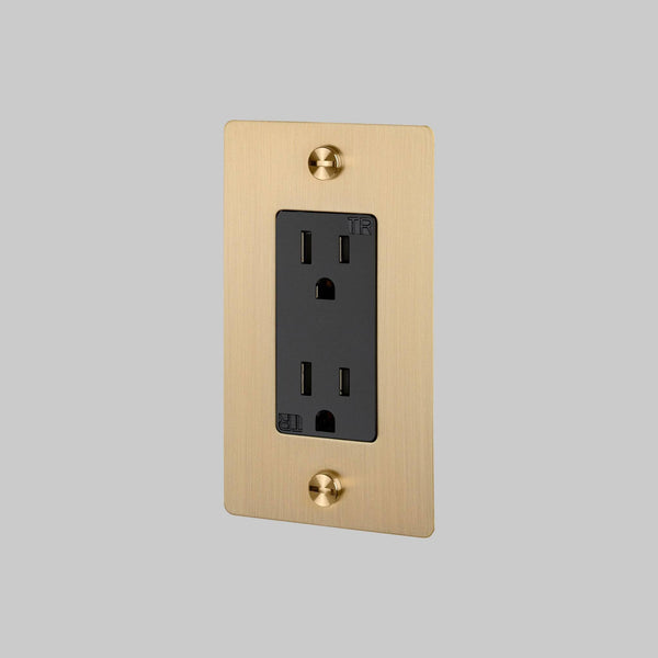 1G DUPLEX OUTLET / WITHOUT LOGO