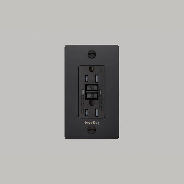 1G DUPLEX OUTLET / GFCI / WITH LOGO