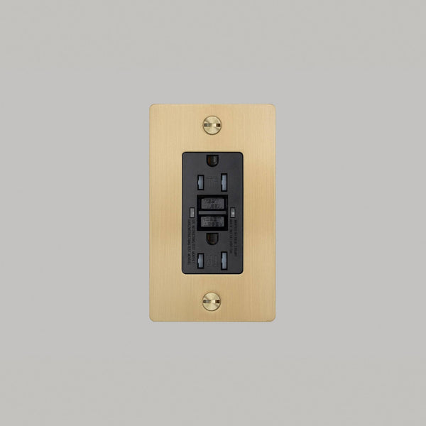 1G DUPLEX OUTLET / GFCI / WITHOUT LOGO