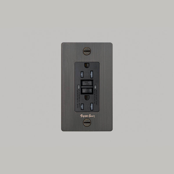 1G DUPLEX OUTLET / GFCI / WITH LOGO