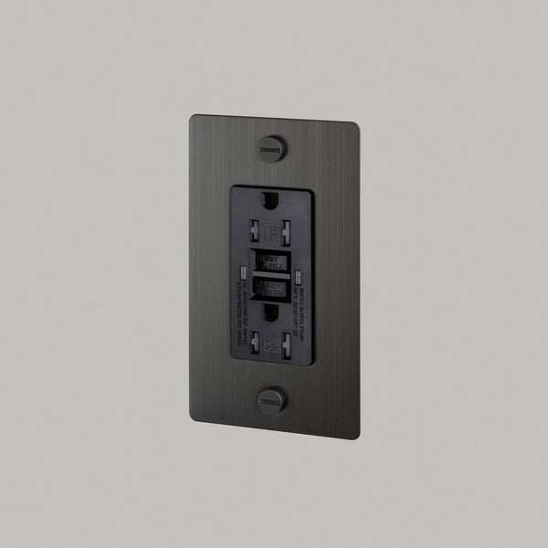 1G DUPLEX OUTLET / GFCI / WITHOUT LOGO