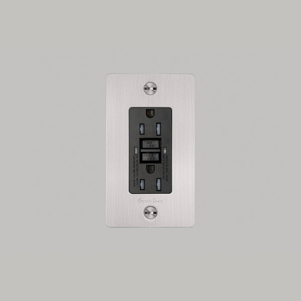 1G DUPLEX OUTLET / GFCI / WITH LOGO