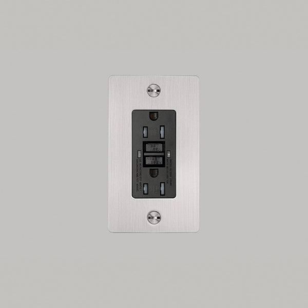 1G DUPLEX OUTLET / GFCI / WITHOUT LOGO