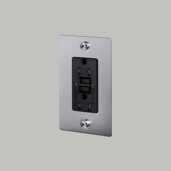 1G DUPLEX OUTLET / GFCI / WITH LOGO