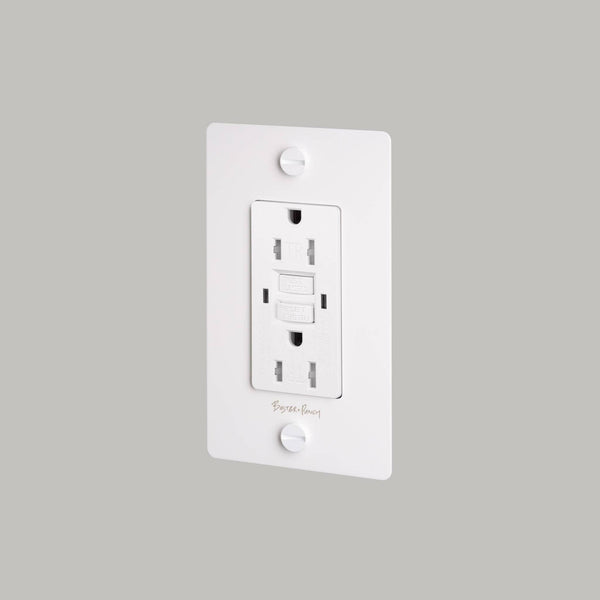 1G DUPLEX OUTLET / GFCI / WITH LOGO