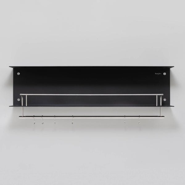 KITCHEN SHELF / HANGER / BLACK