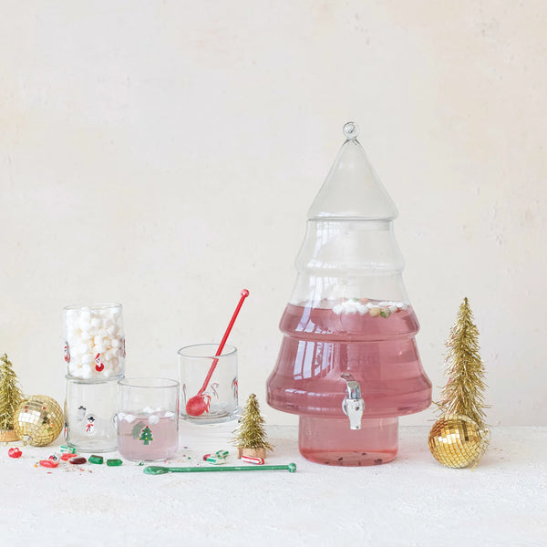 Holiday Drinking Glass