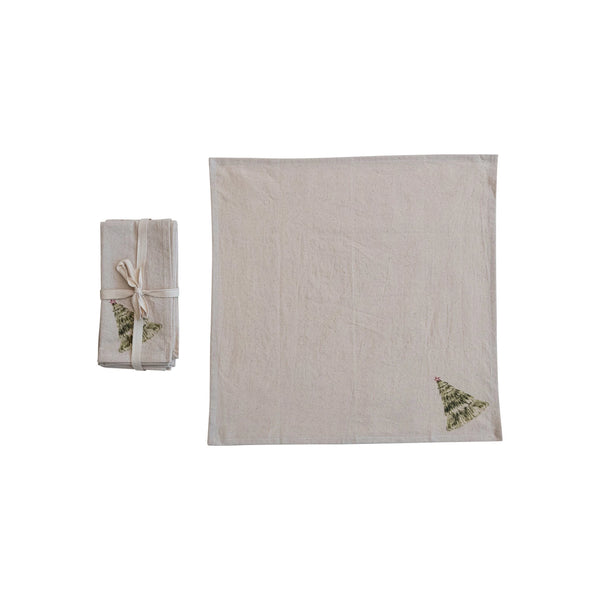 Natural Christmas Tree Napkins