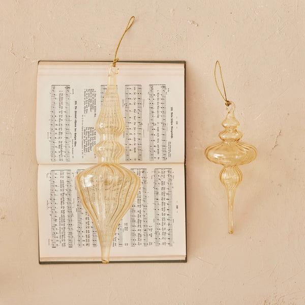 Finial Blown Glass Ornament