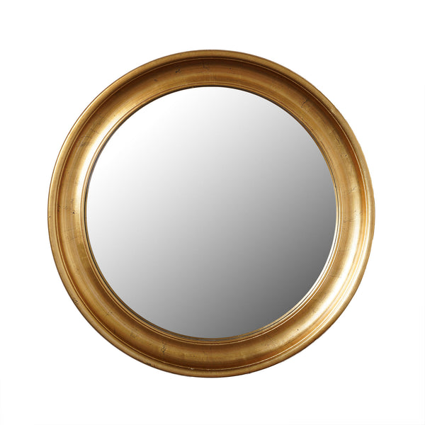 Beveled Gold Mirror